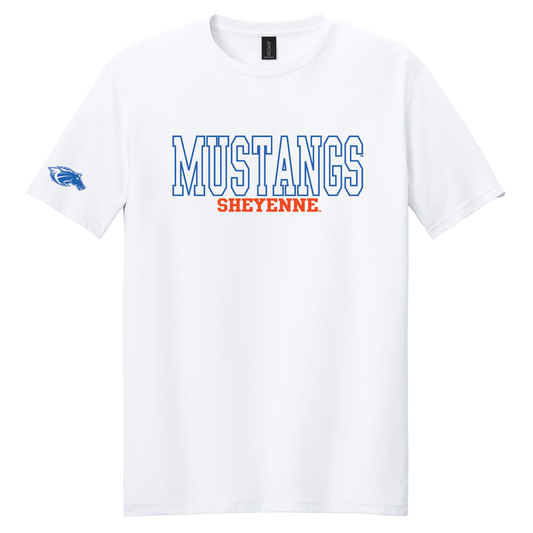 MUSTANGS SOFTSTYLE S/S TEE 1224