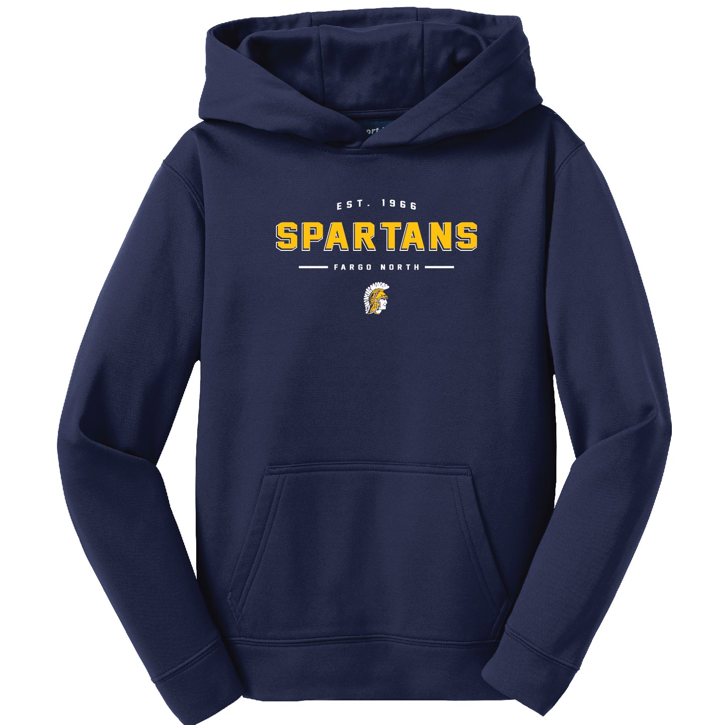 SPARTANS YTH SPORT-TEK HOODIE 0224