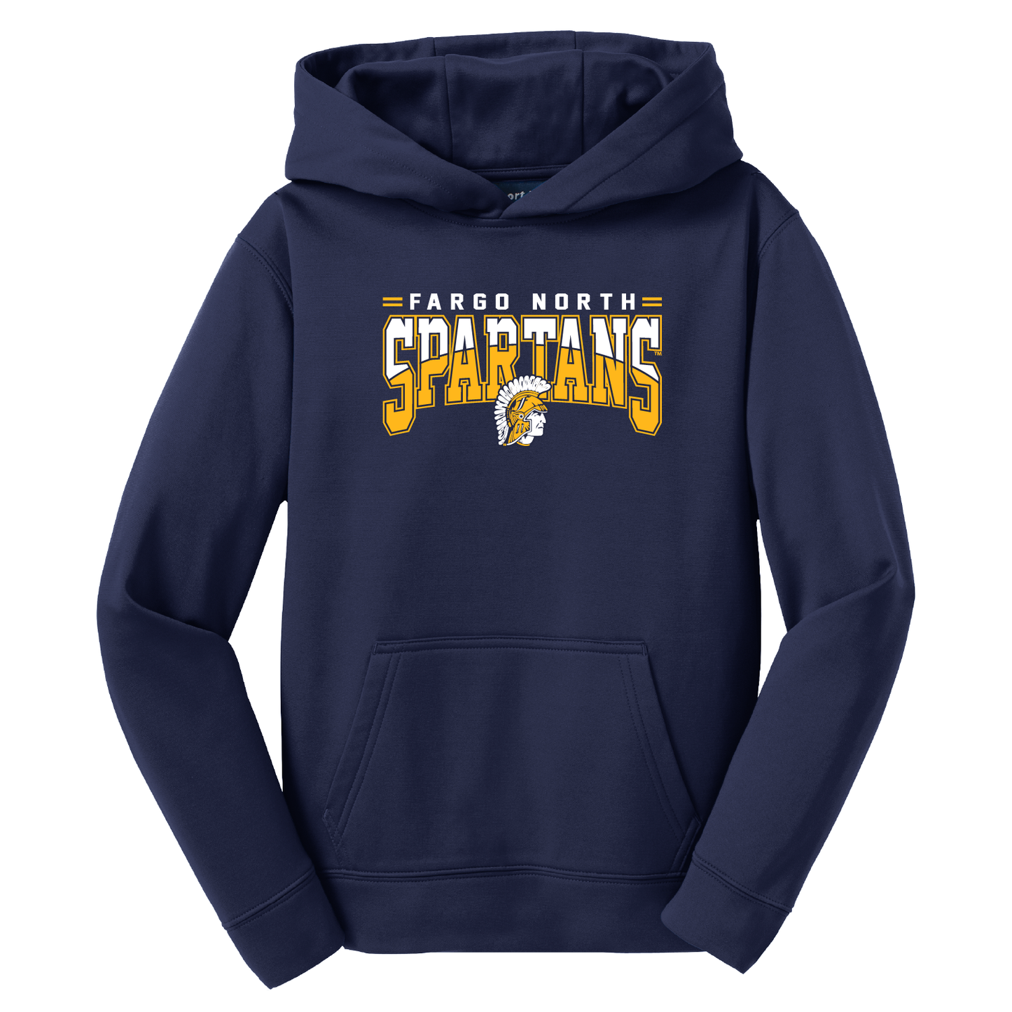 Spartans Yearbook Navy YTH Sport-Tek Fleece Hoodie 1123