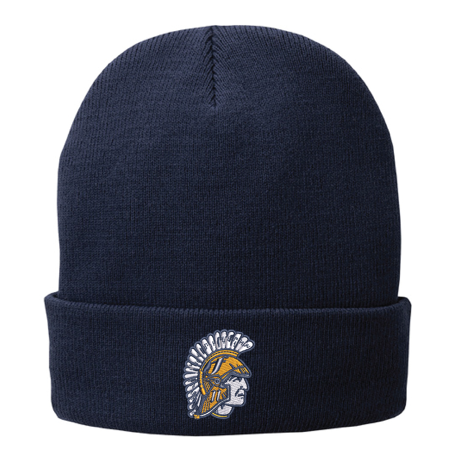 Spartans Navy Port Authority® Fleece-Lined Knit Cap (CP90L)