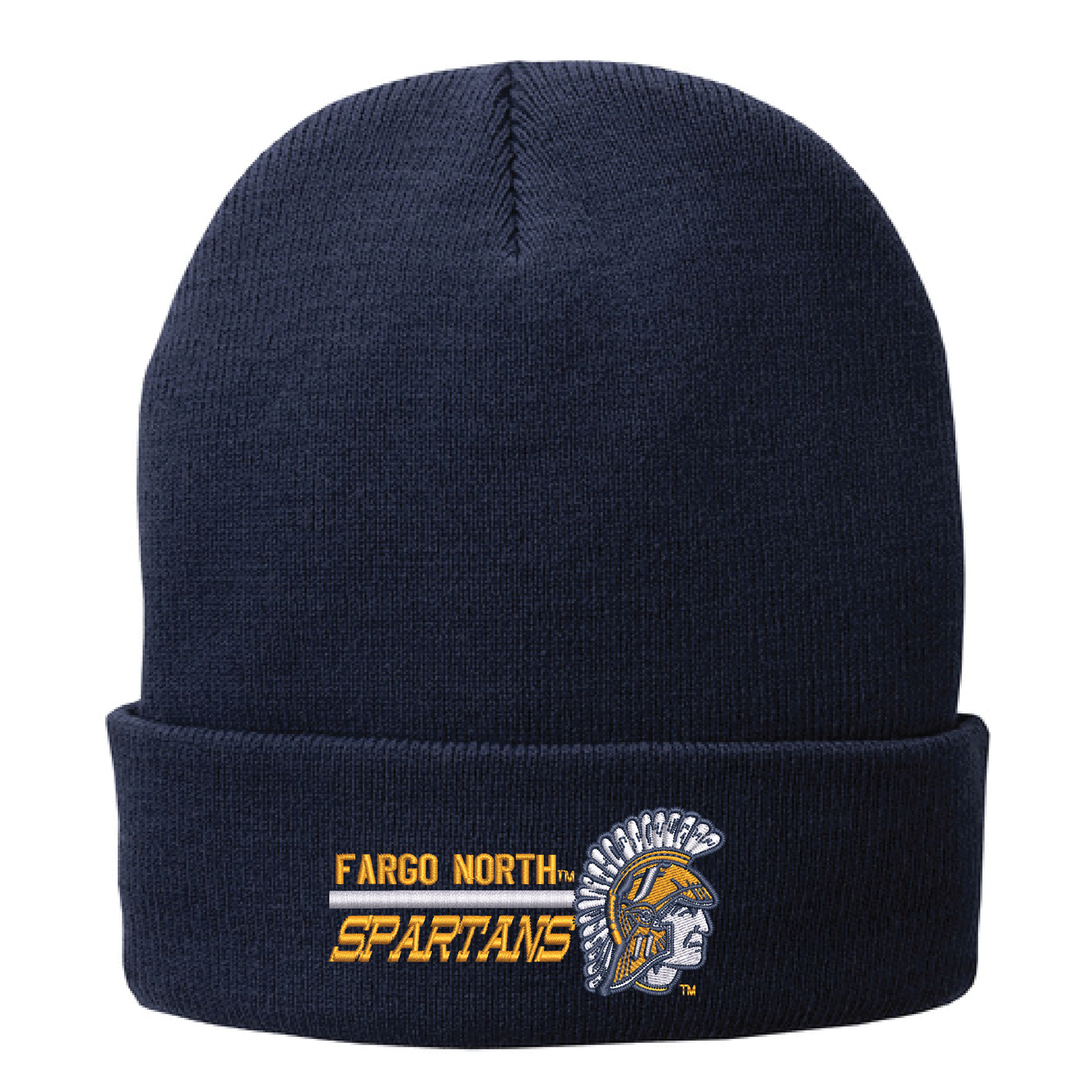 Spartans Navy Port Authority® Fleece-Lined Knit Cap (CP90L)