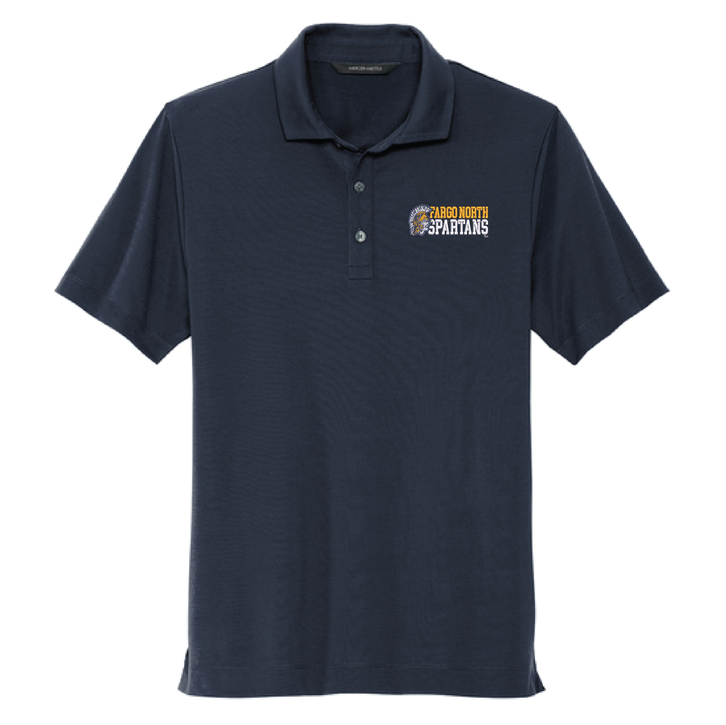 Spartans Navy Mercer+Mettle® Stretch Jersey Polo (MM1014)