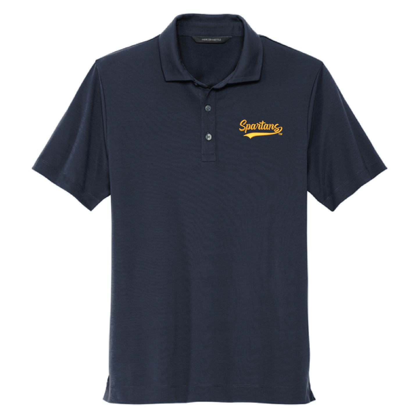 Spartans Navy Mercer+Mettle® Stretch Jersey Polo (MM1014)