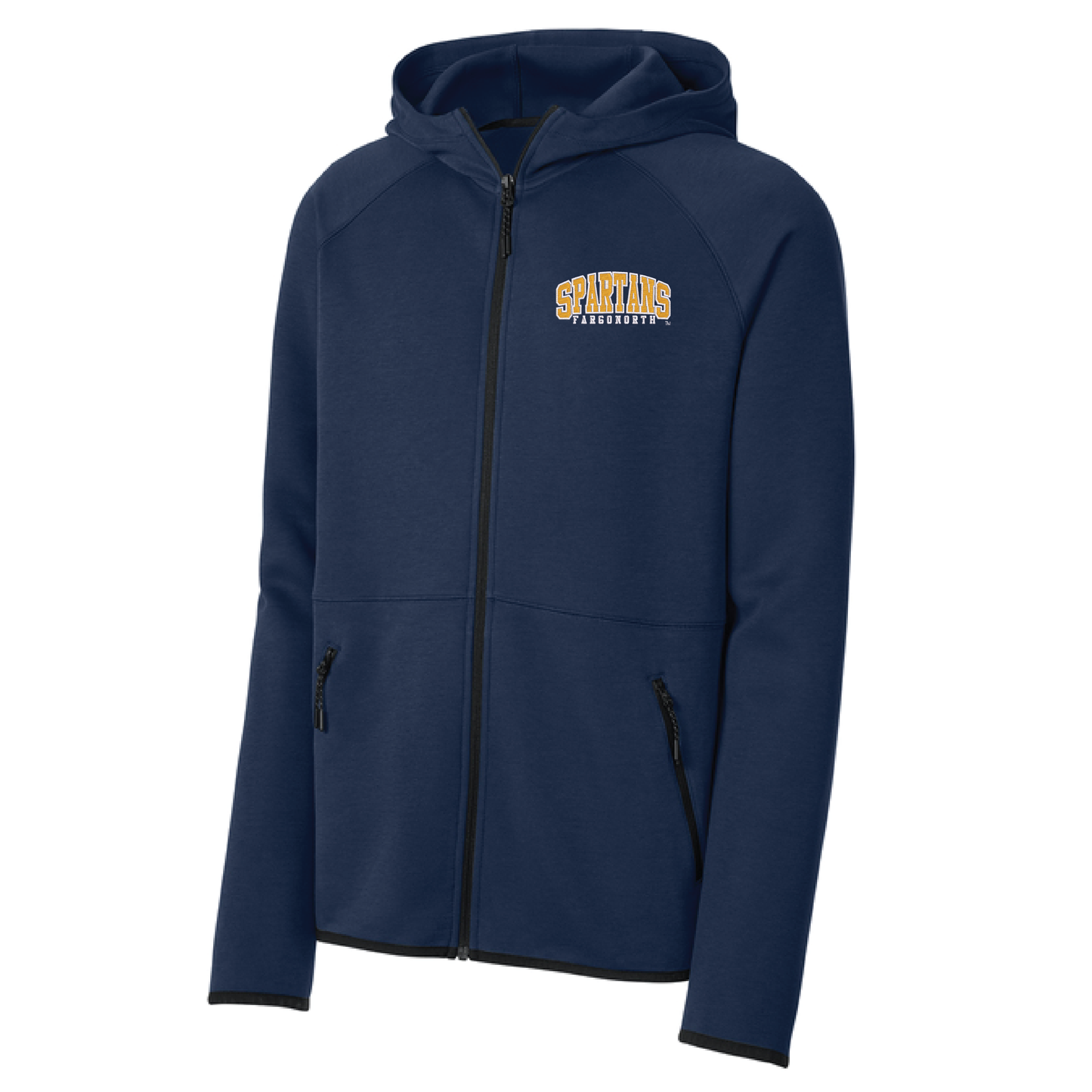 Spartans Navy Sport-Tek® Phenom Full-Zip Hoodie (ST840)