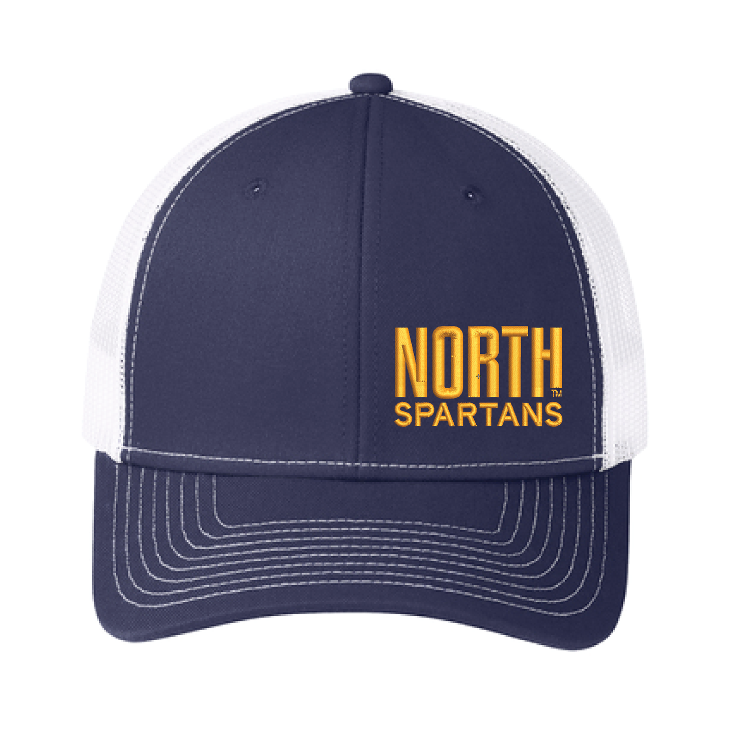 Spartans Navy/White Port Authority® Snapback Trucker Cap (C402)