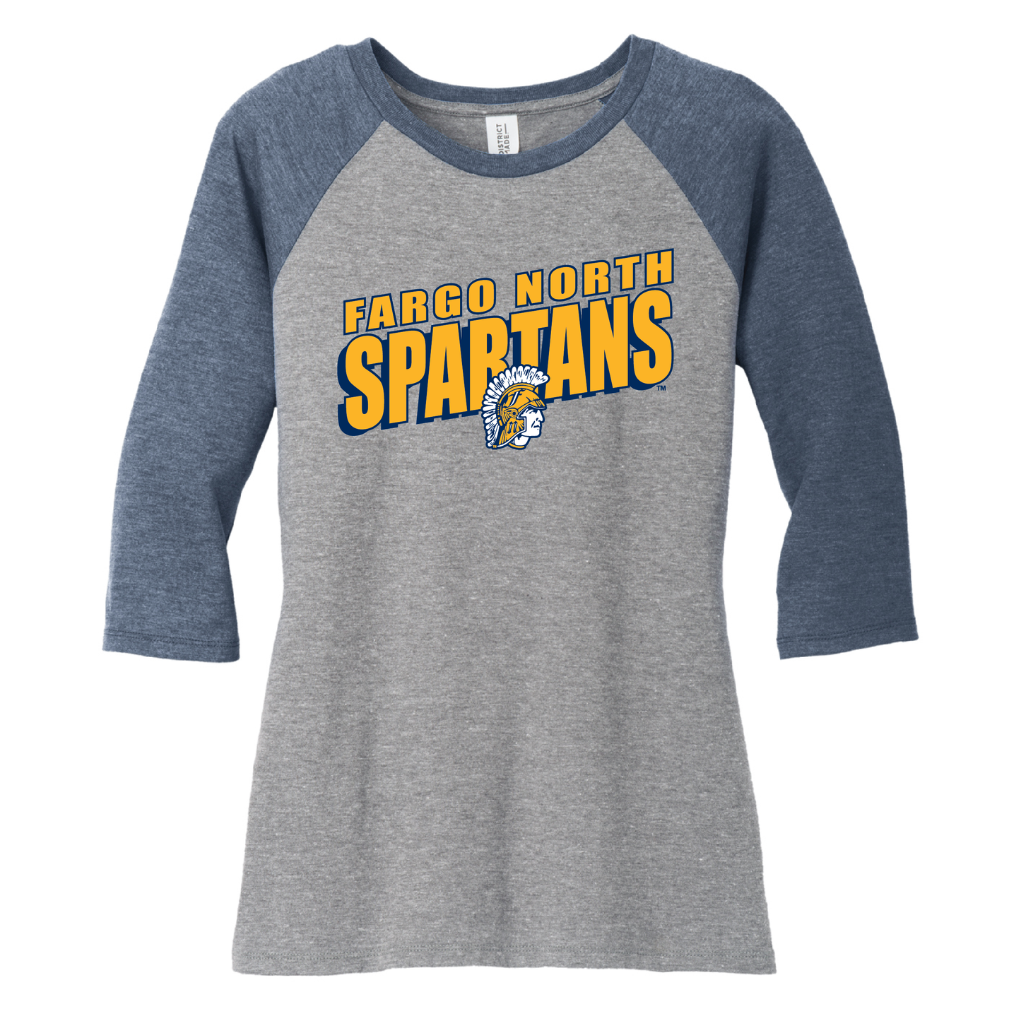 Spartans District® Women’s 3/4-Sleeve Raglan (DM136L)
