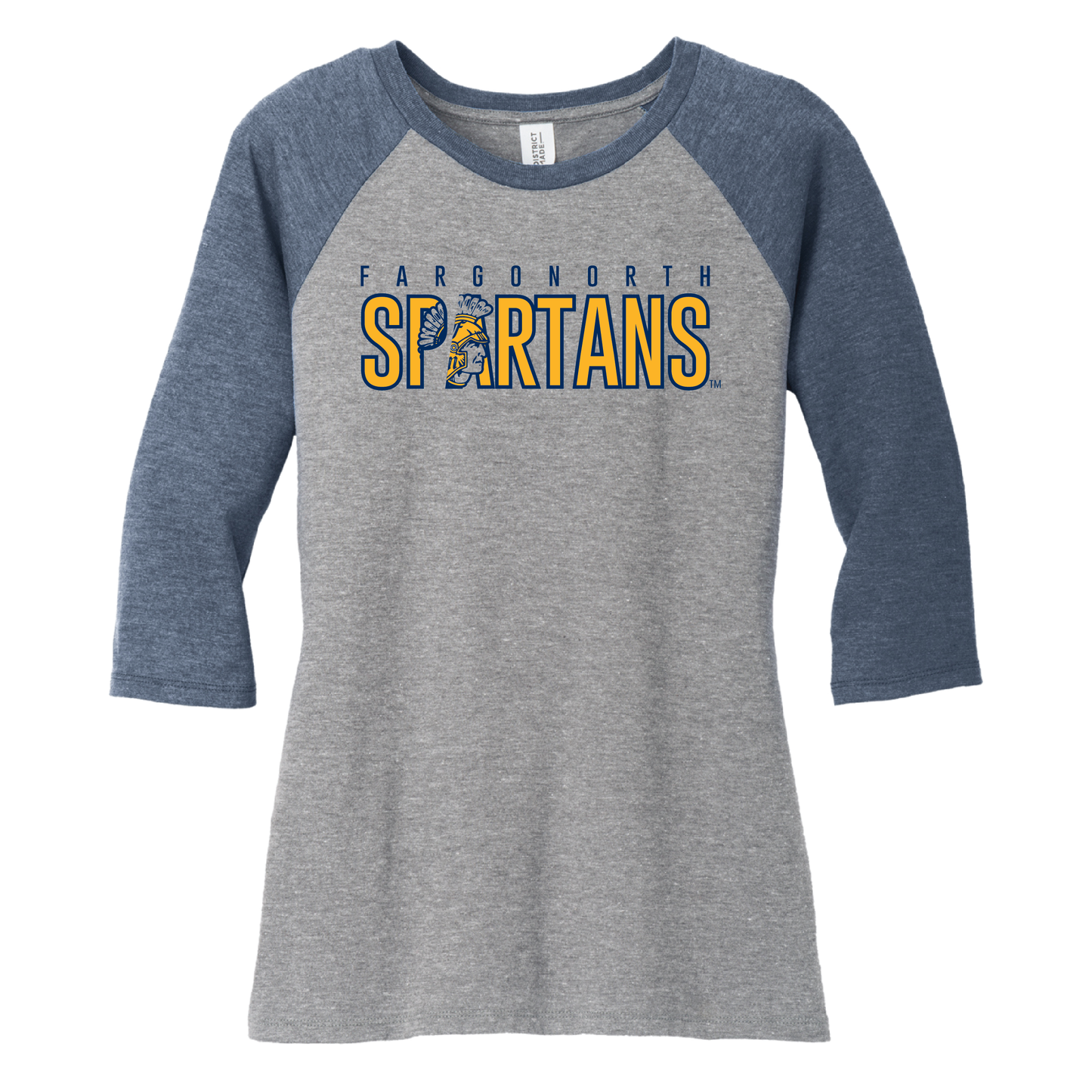 Spartans District® Women’s 3/4-Sleeve Raglan (DM136L)