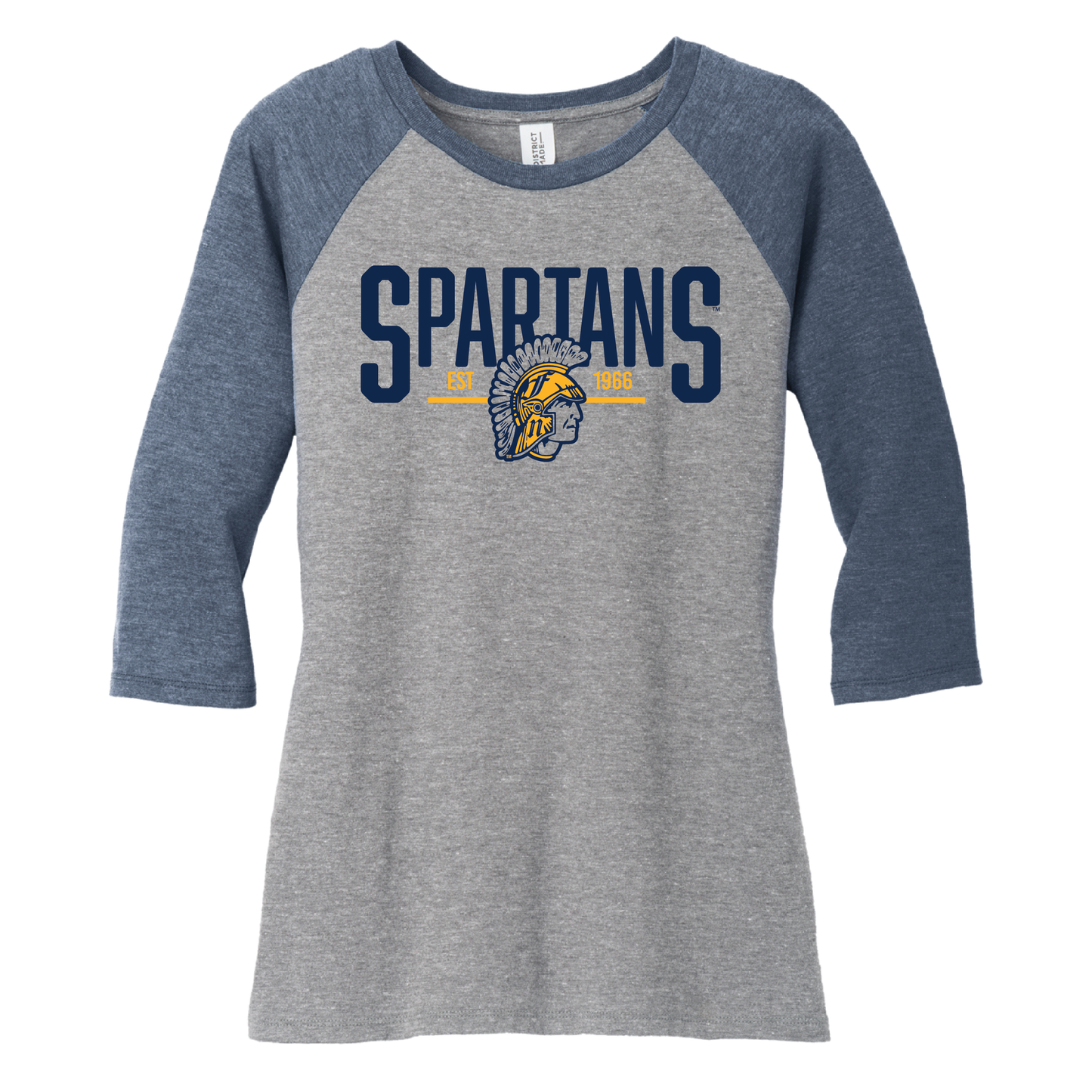 Spartans District® Women’s 3/4-Sleeve Raglan (DM136L)