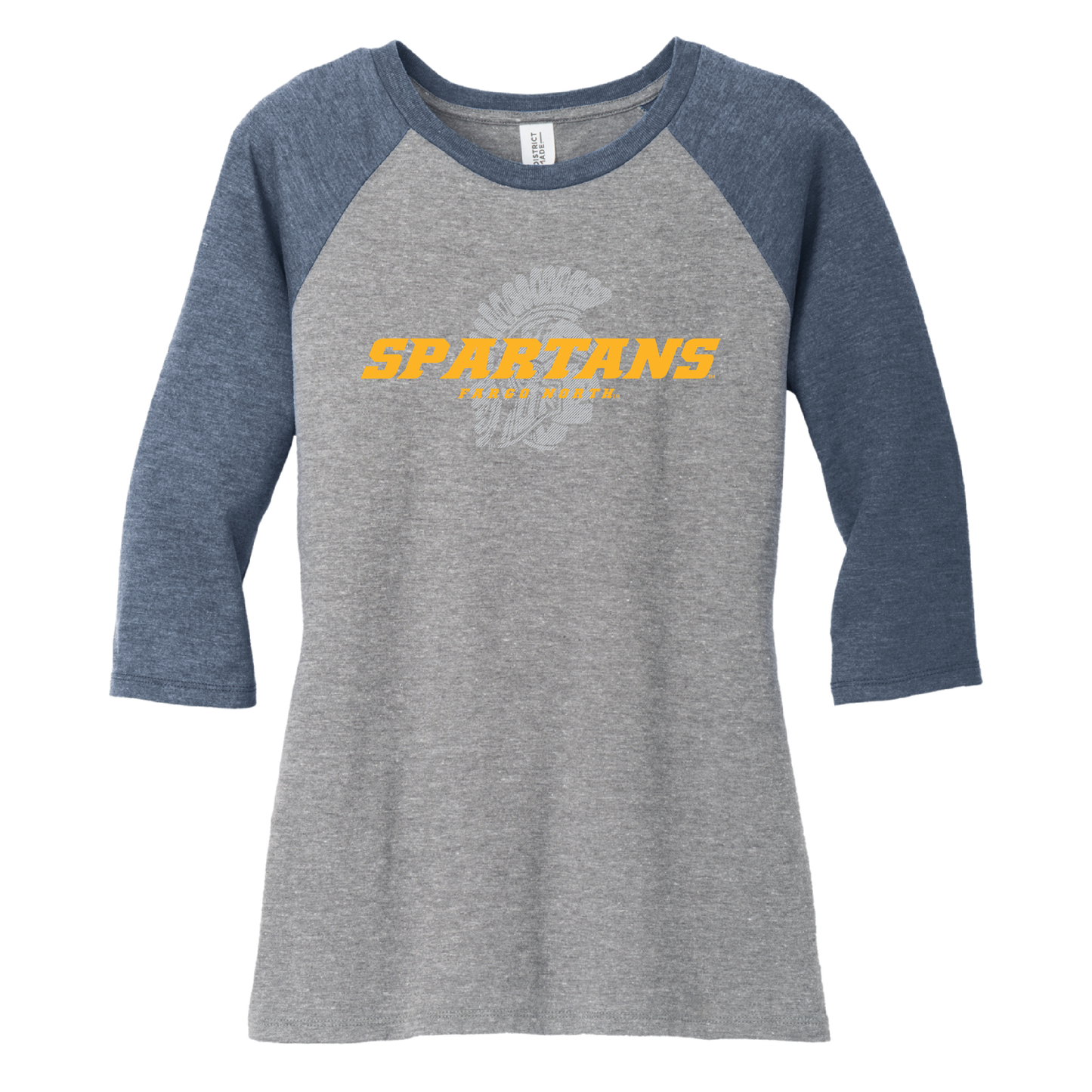 Spartans District® Women’s 3/4-Sleeve Raglan (DM136L)