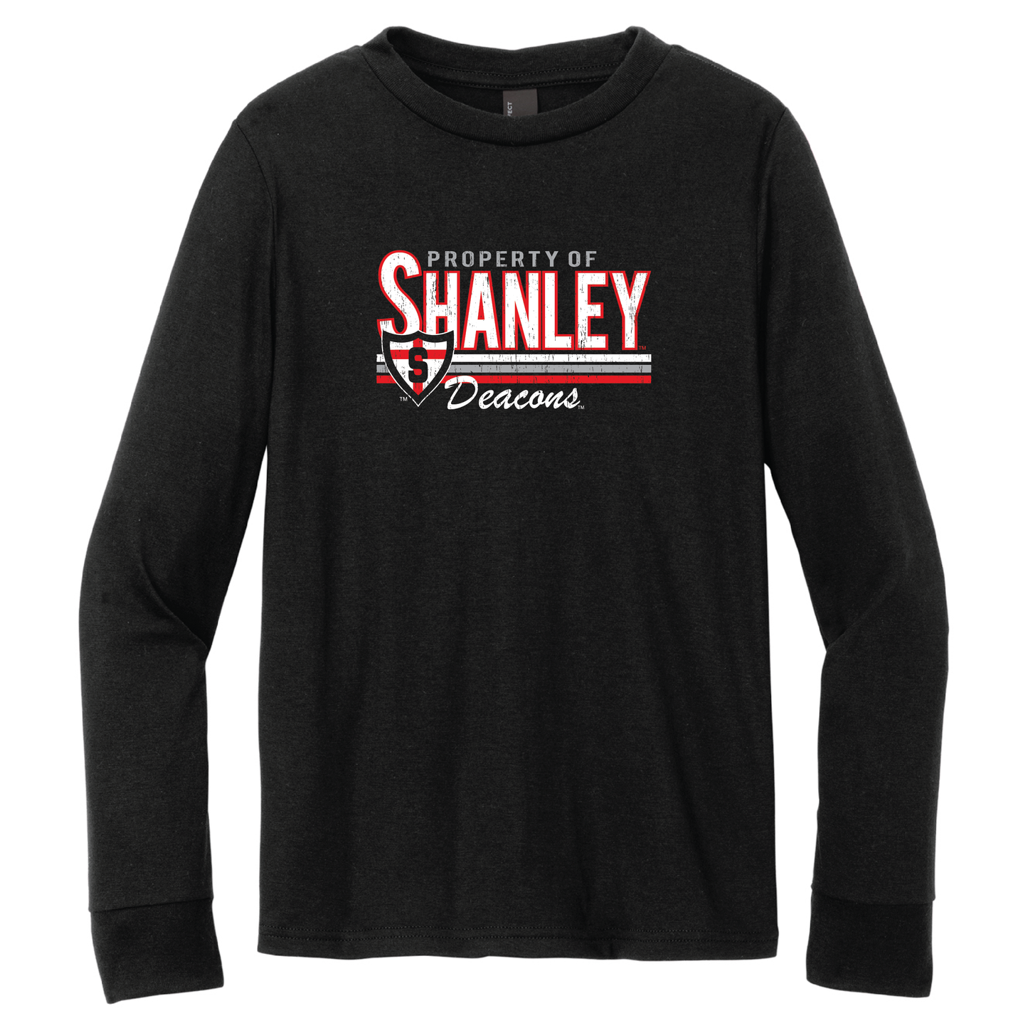 Shanley District® Youth Perfect Tri® Long Sleeve Tee (DT132Y)