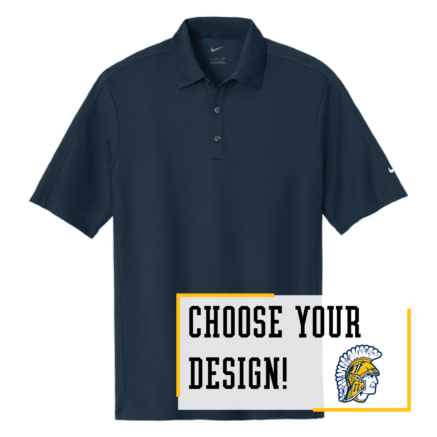 Spartans Navy Nike Tech Sport Dri-FIT Polo (266998)