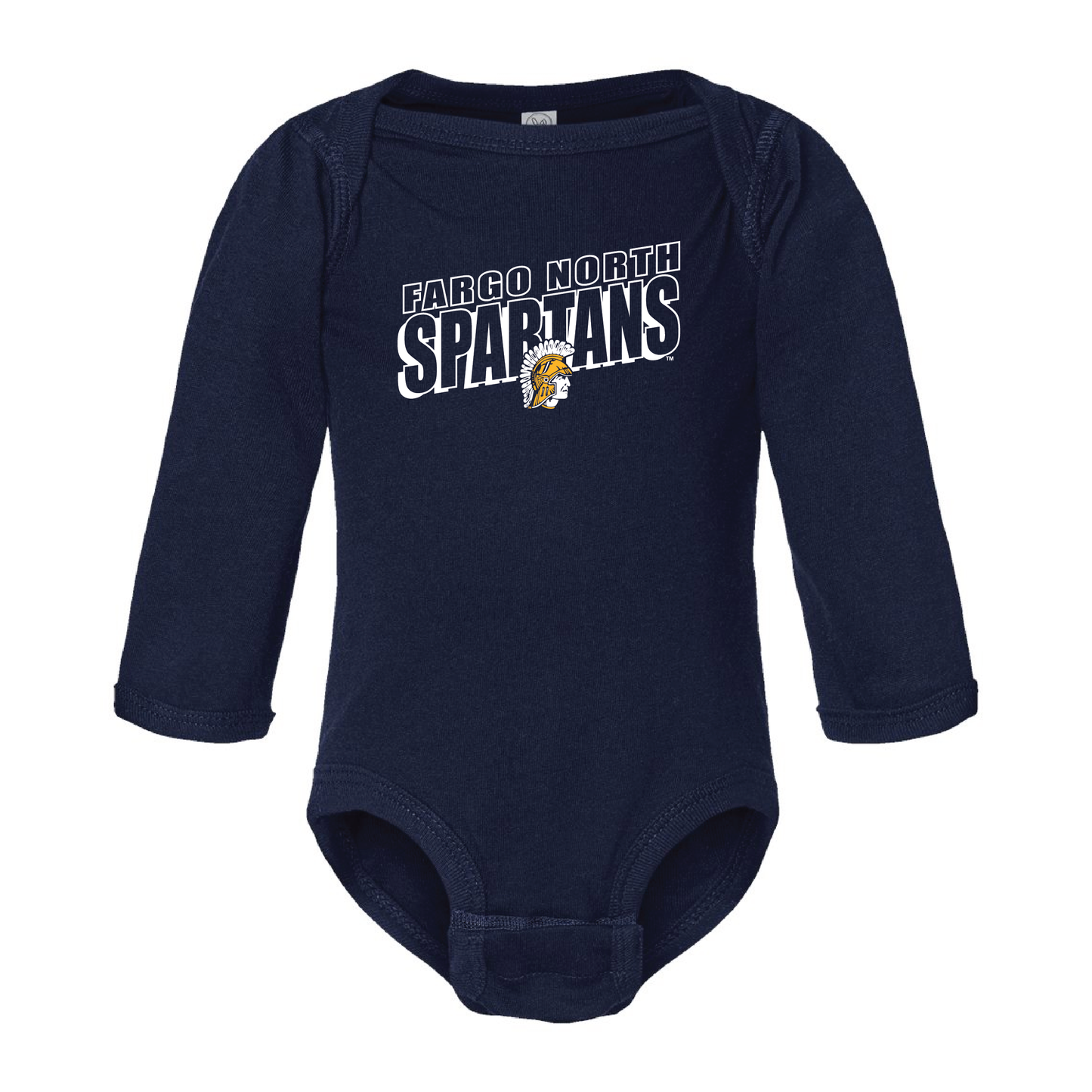 Spartans Rabbit Skins™ Infant Long Sleeve Jersey Bodysuit (4421)