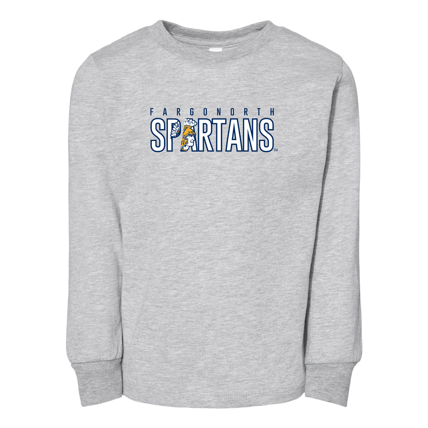 Spartans BELLA+CANVAS® Toddler Long Sleeve Tee (3501T)