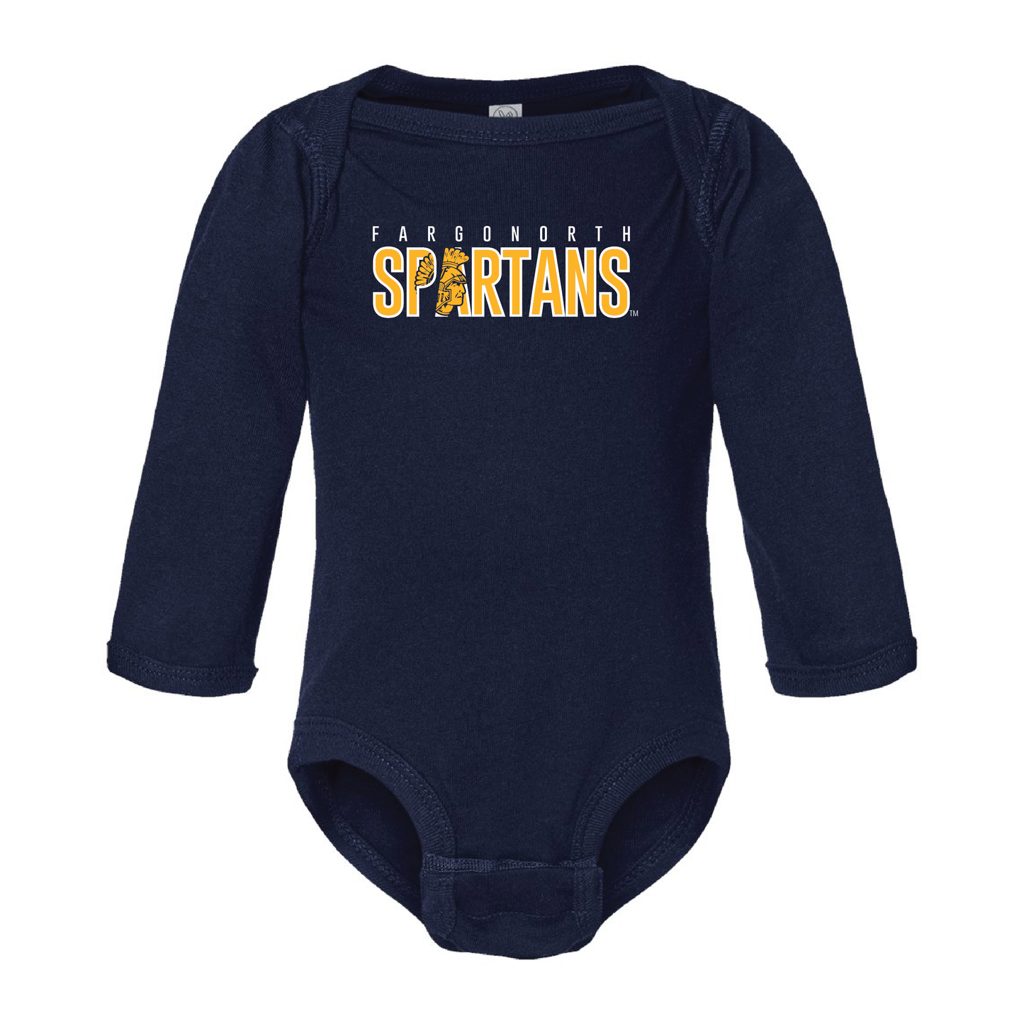 Spartans Rabbit Skins™ Infant Long Sleeve Jersey Bodysuit (4421)