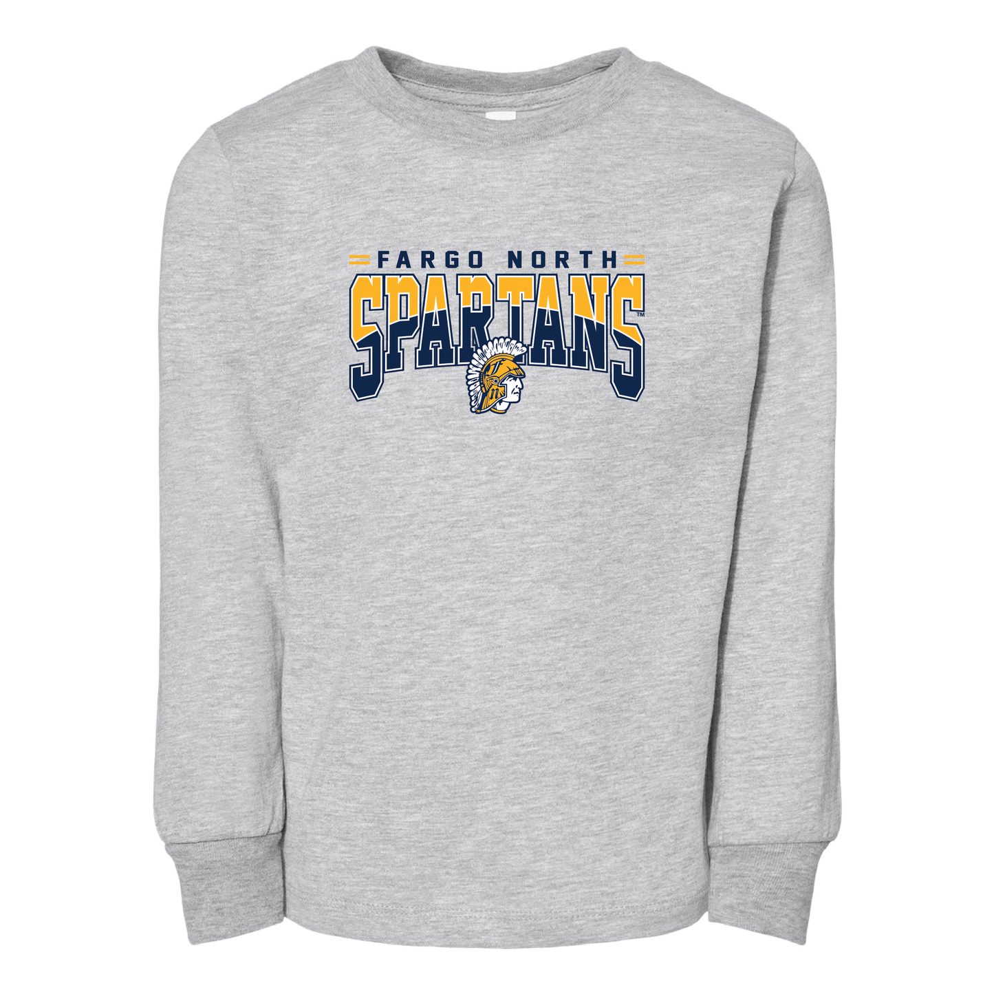 Spartans BELLA+CANVAS® Toddler Long Sleeve Tee (3501T)