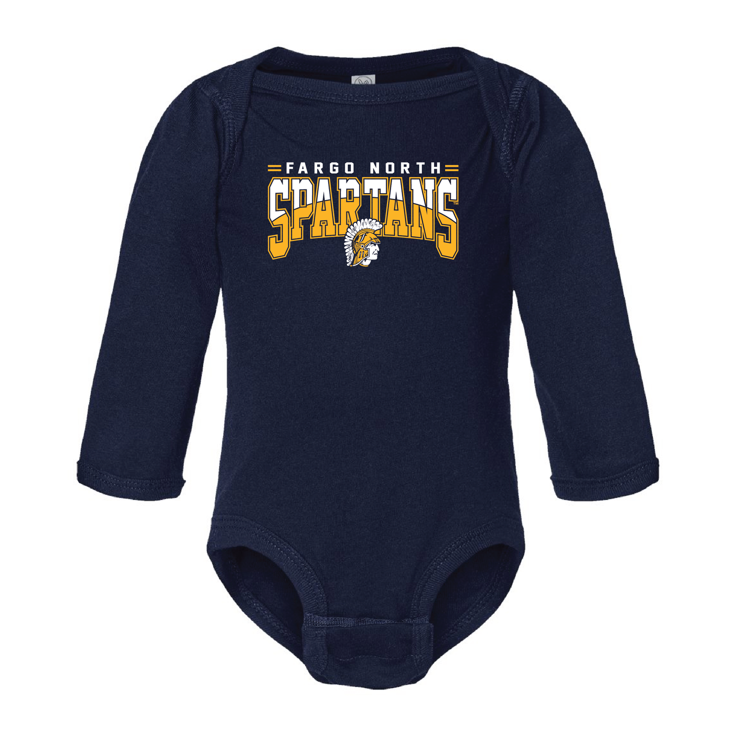 Spartans Rabbit Skins™ Infant Long Sleeve Jersey Bodysuit (4421)