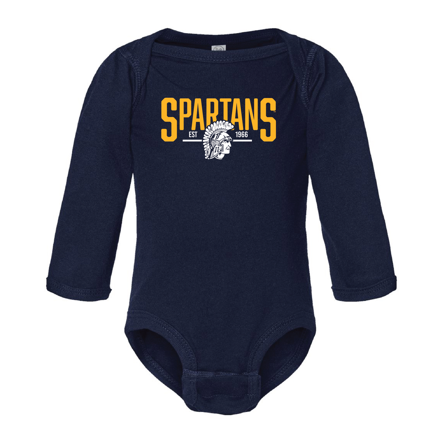 Spartans Rabbit Skins™ Infant Long Sleeve Jersey Bodysuit (4421)