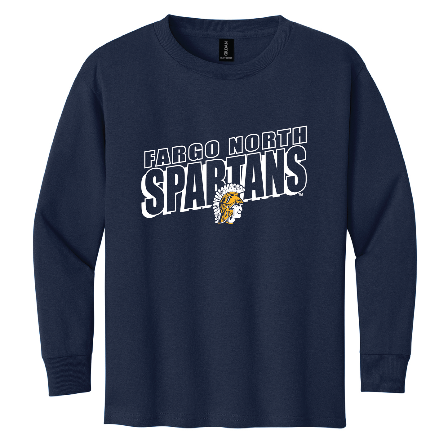 Spartans Gildan® Youth 100% Cotton Long Sleeve T-Shirt (5400b)