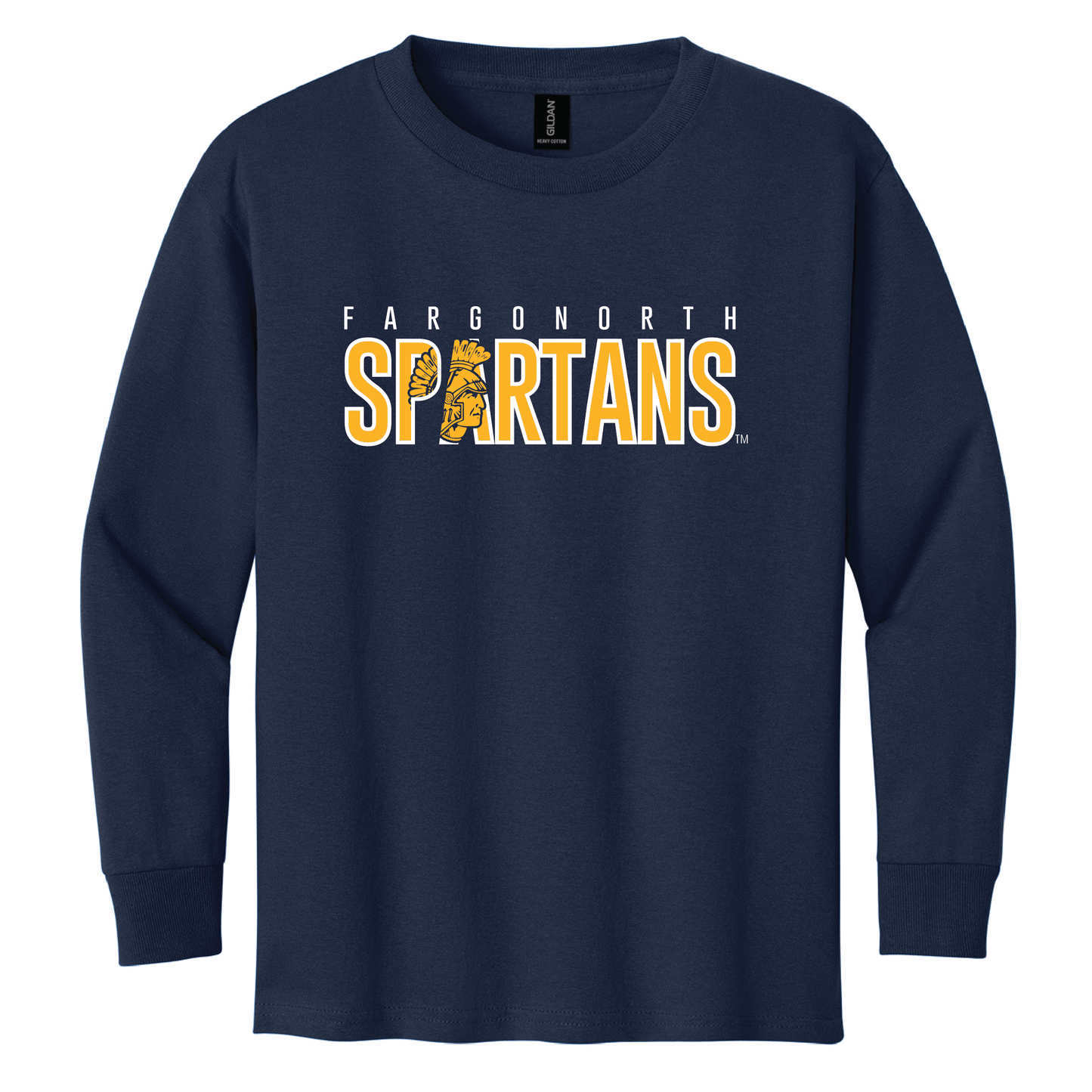 Spartans Gildan® Youth 100% Cotton Long Sleeve T-Shirt (5400b)