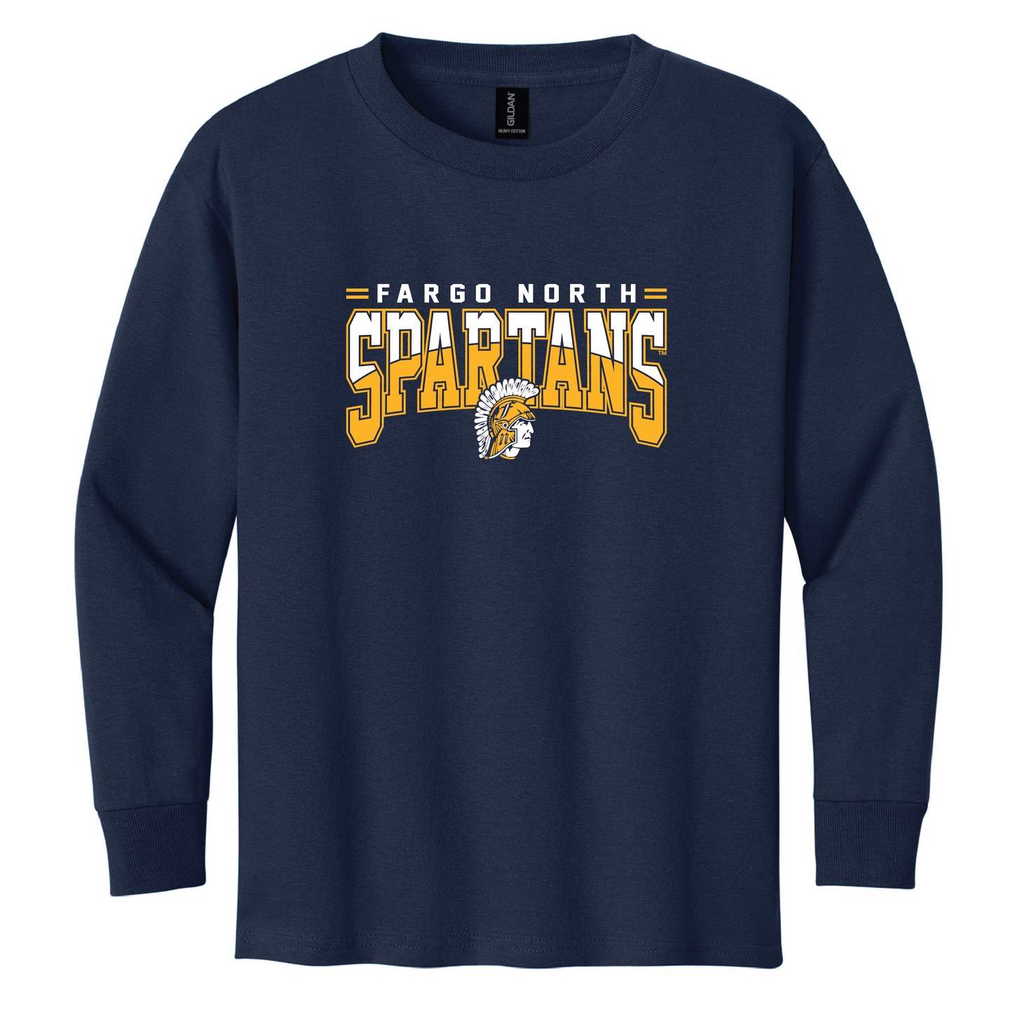 Spartans Gildan® Youth 100% Cotton Long Sleeve T-Shirt (5400b)
