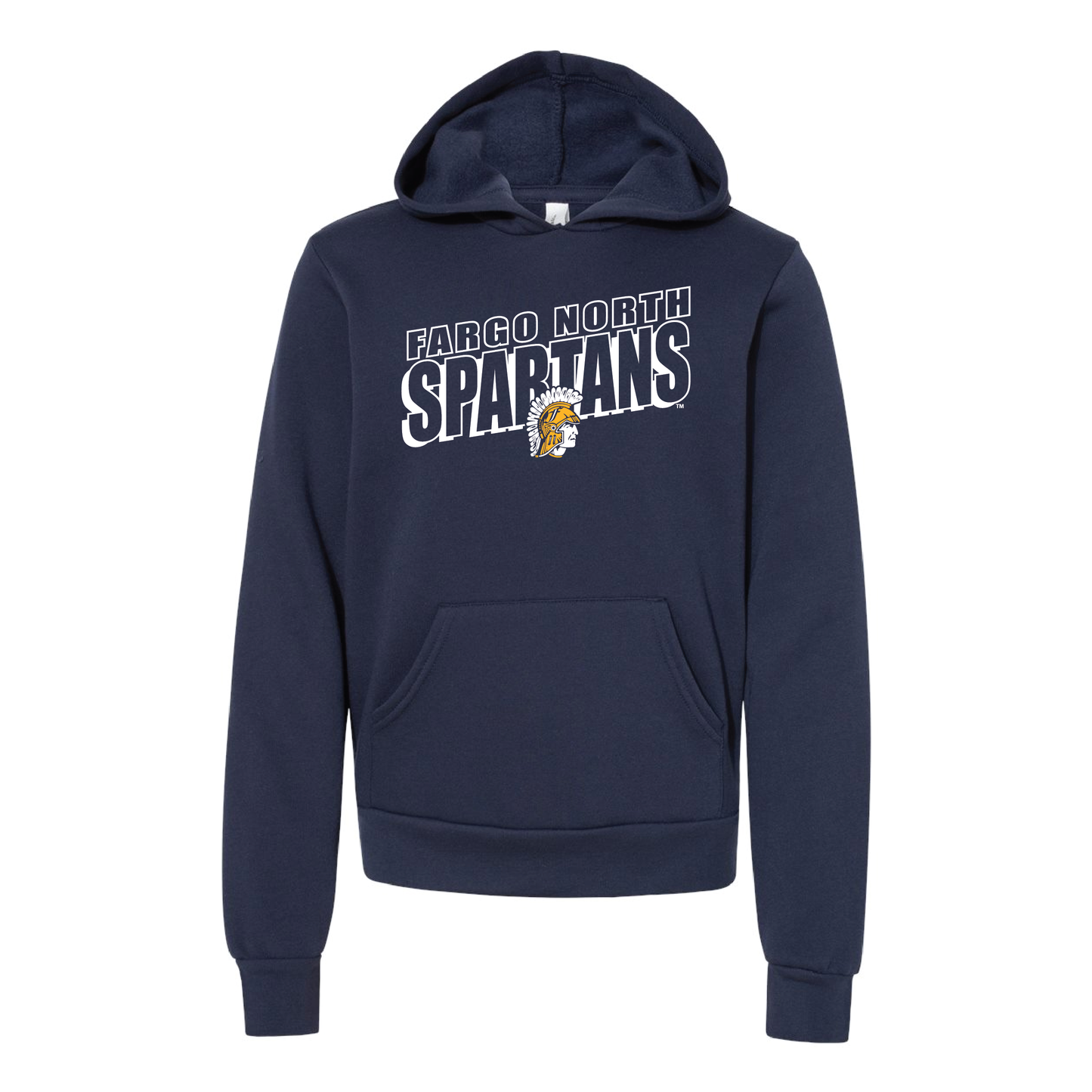 Spartans BELLA+CANVAS® Youth Sponge Fleece Hoodie (BC3719Y)