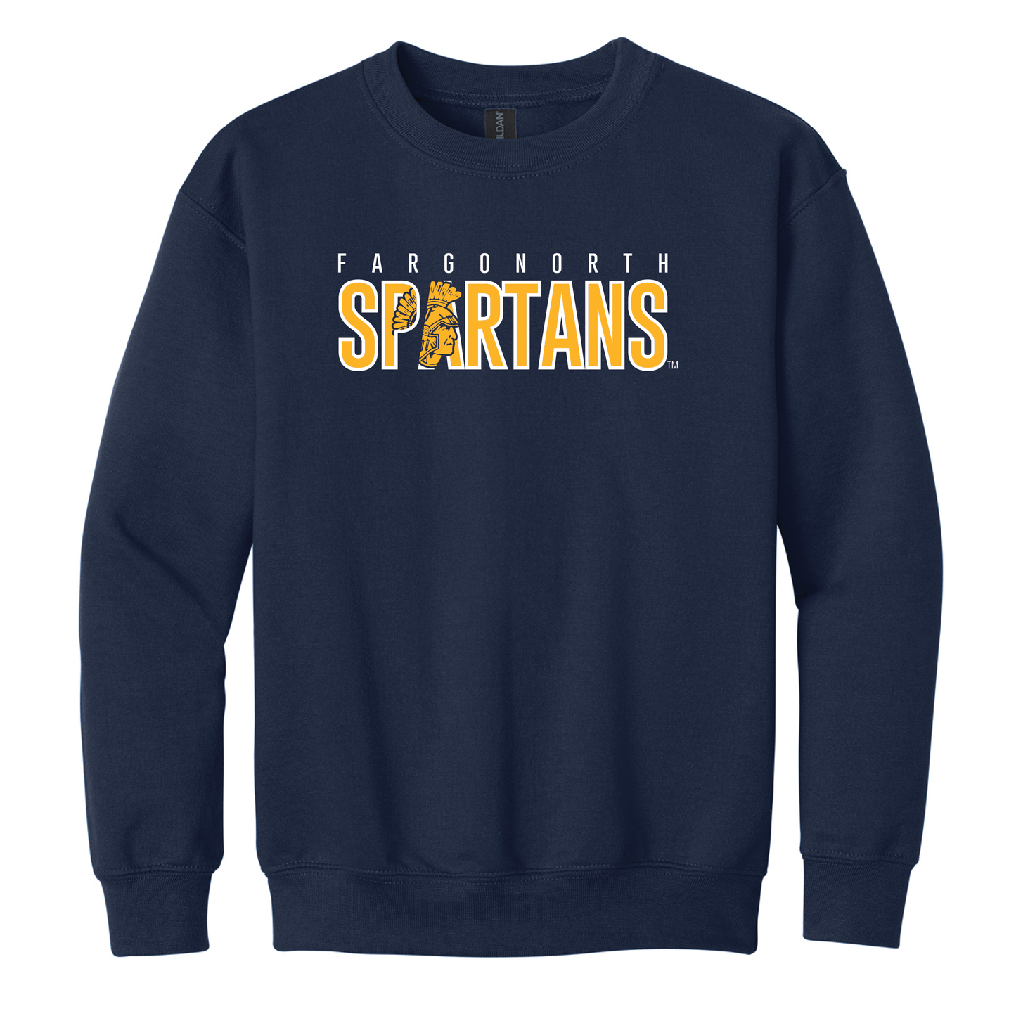 Spartans Gildan® Youth Heavy Blend™ Crewneck Sweatshirt (18000B)