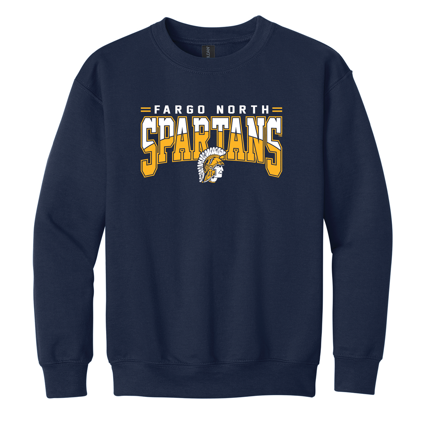 Spartans Gildan® Youth Heavy Blend™ Crewneck Sweatshirt (18000B)