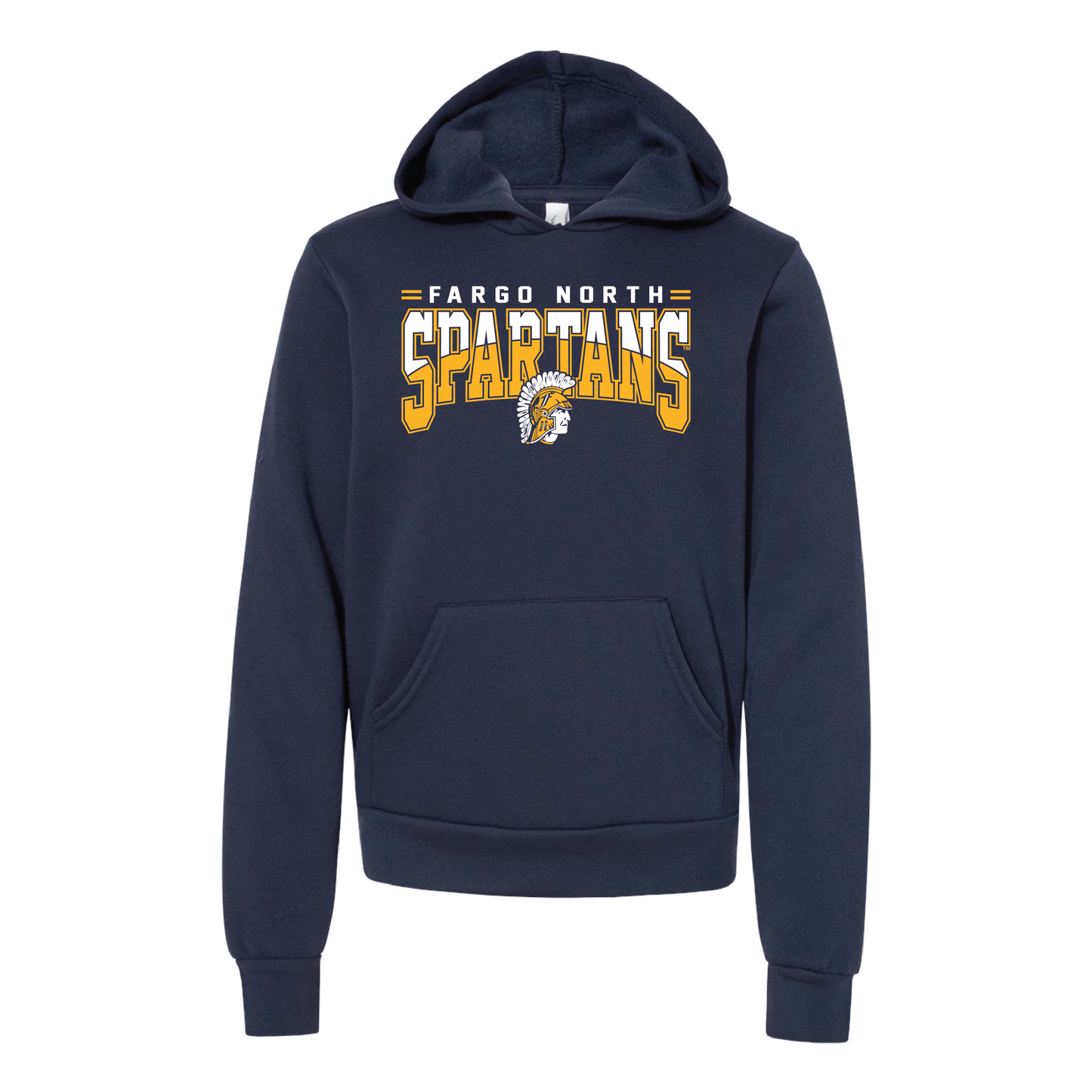 Spartans BELLA+CANVAS® Youth Sponge Fleece Hoodie (BC3719Y)