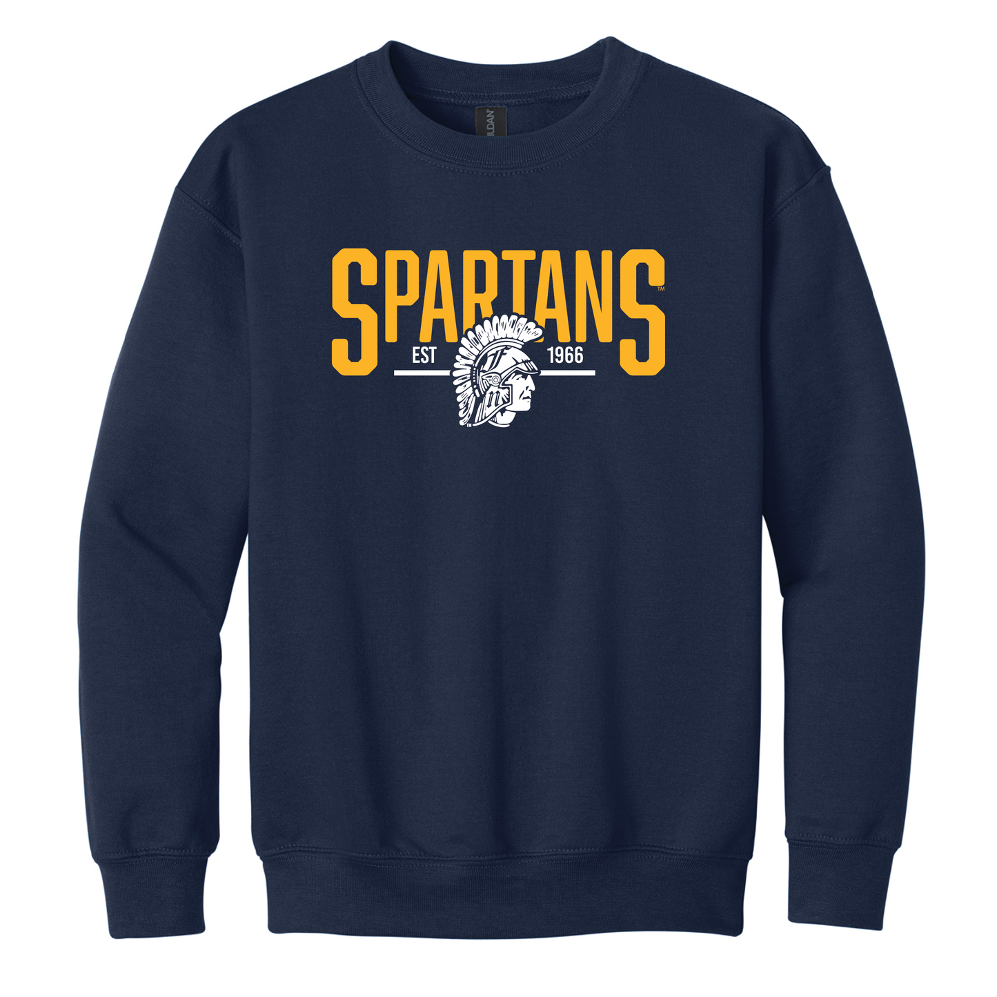 Spartans Gildan® Youth Heavy Blend™ Crewneck Sweatshirt (18000B)