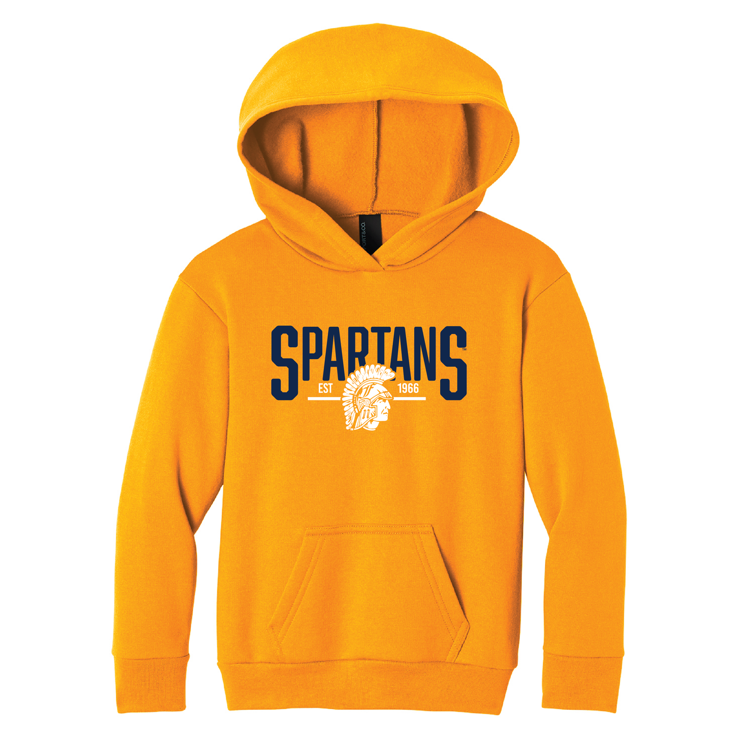 Spartans Port & Co™ Youth Pullover Hooded Sweatshirt (PC68YH)