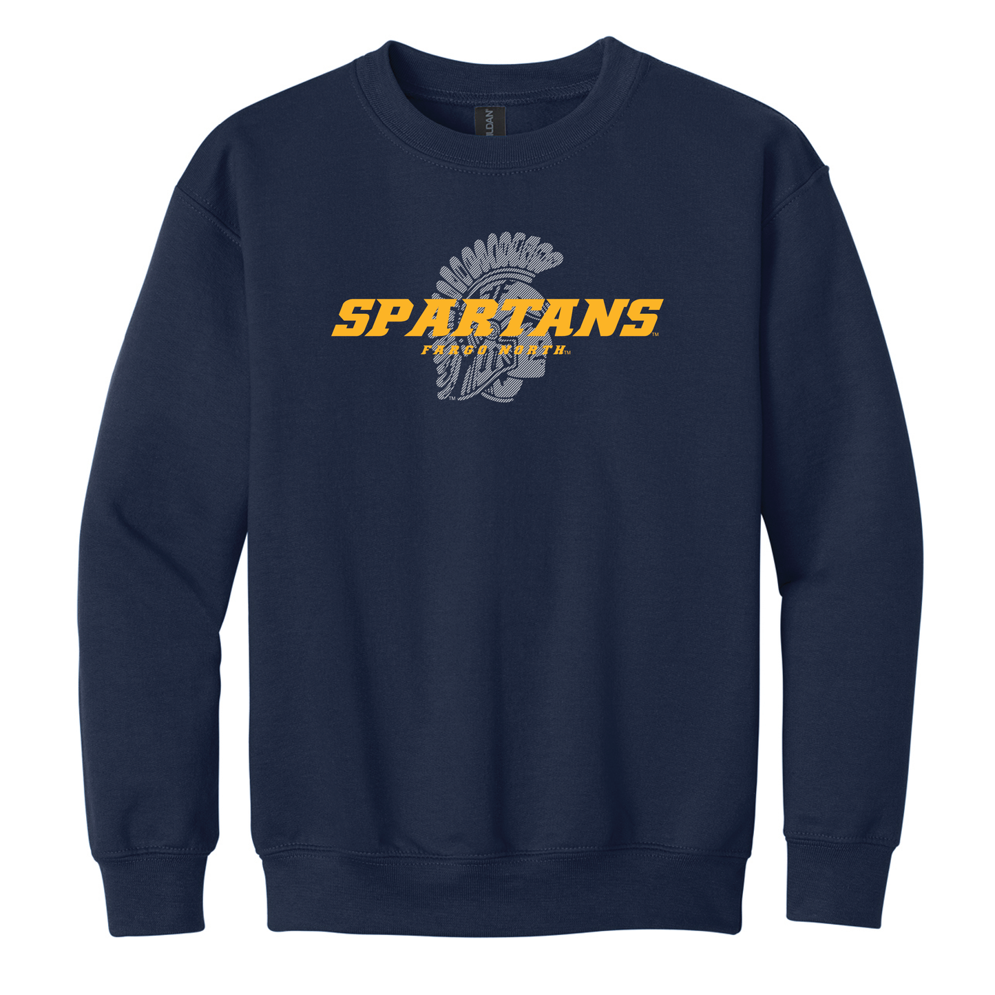 Spartans Gildan® Youth Heavy Blend™ Crewneck Sweatshirt (18000B)