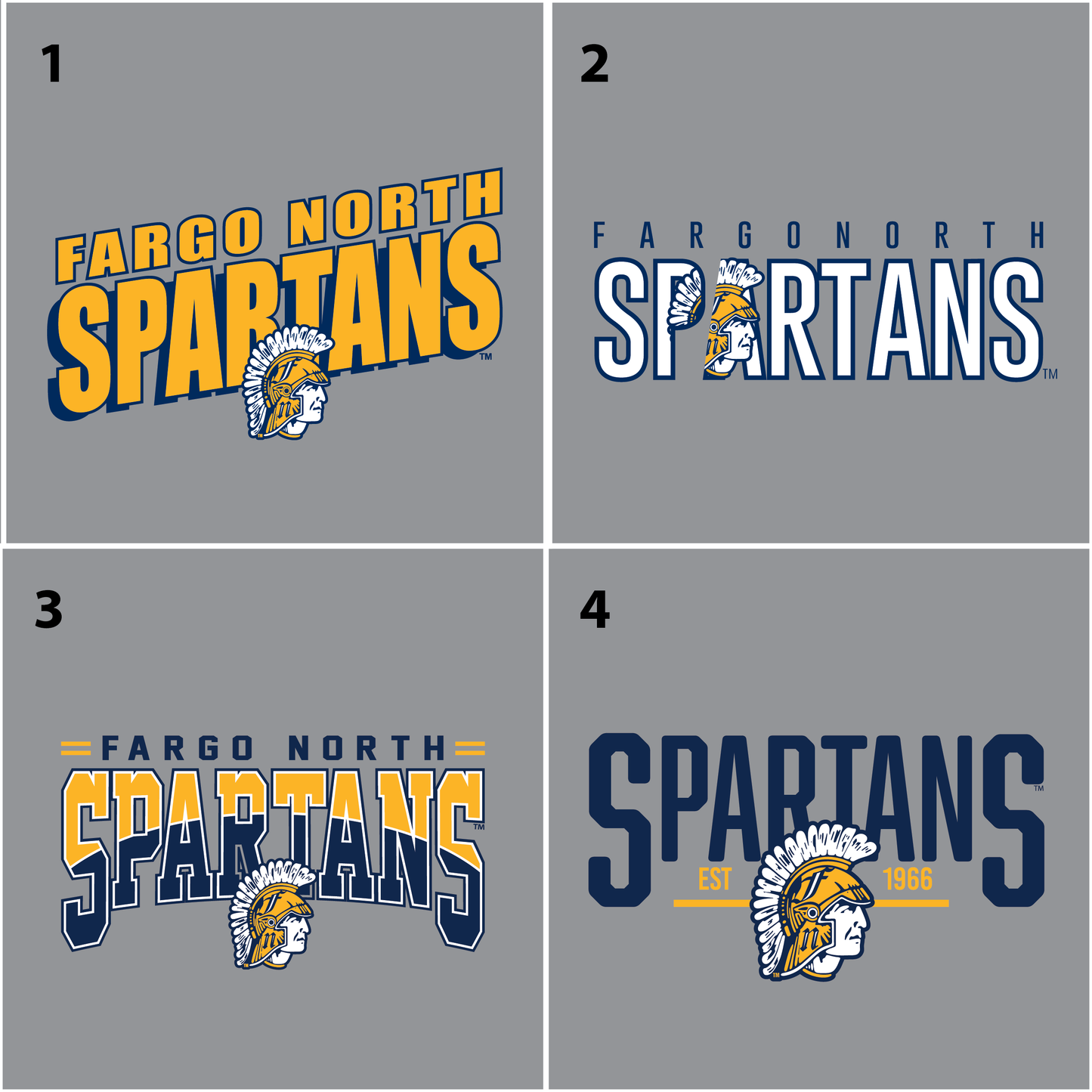 Spartans BELLA+CANVAS® Toddler Long Sleeve Tee (3501T)