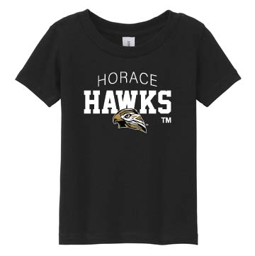 Hawks Oliver Black Toddler Gildan T-shirt 1223