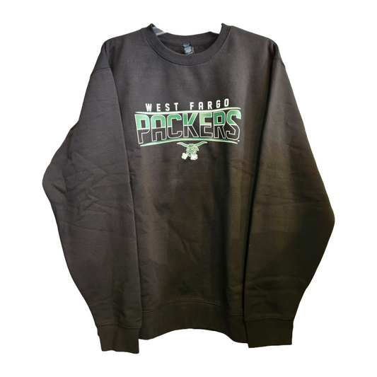 Packers Warrior Black District V.I.T. Fleece Crew 1123