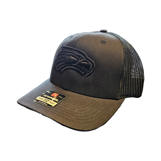 Eagles Black Puff Trucker Cap