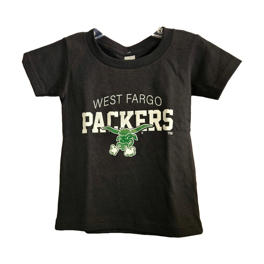 Packers Oliver Black Toddler Gildan T-shirt 1223