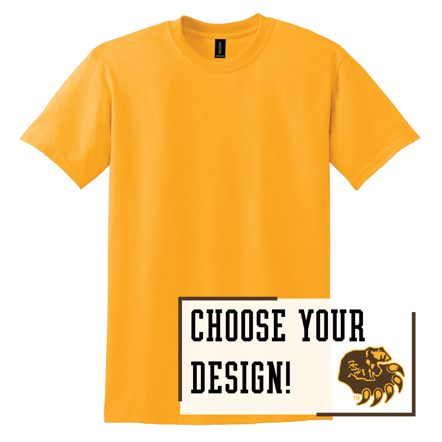 Bruins Gildan® DryBlend® 50 Cotton/50 Poly T-Shirt (8000)