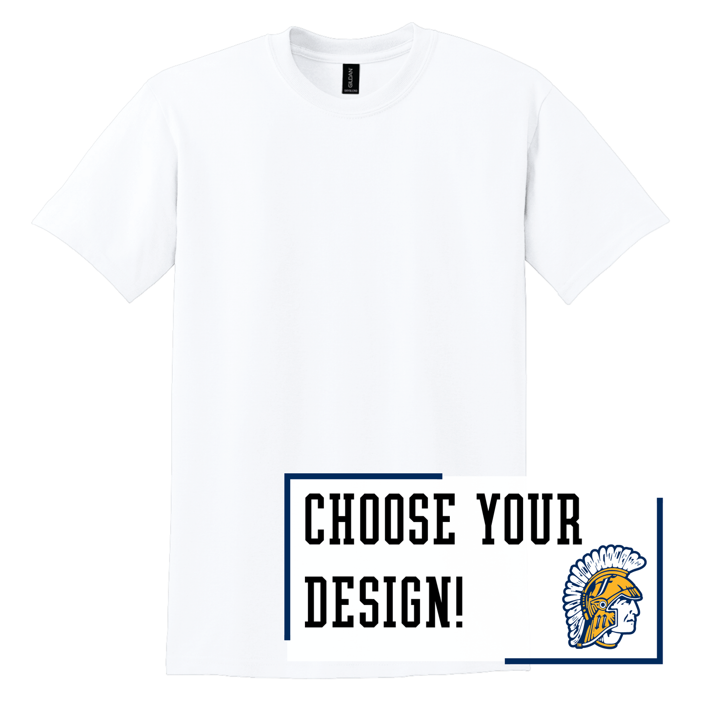 Spartans Gildan® DryBlend® 50 Cotton/50 Poly T-Shirt (8000)