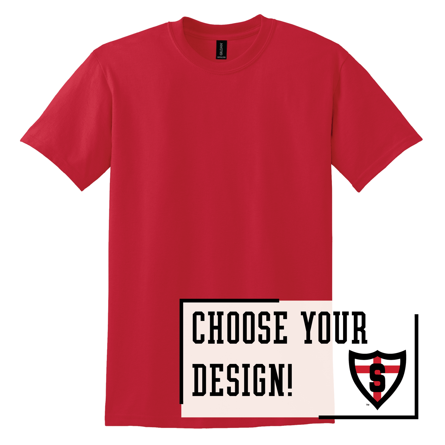 Shanley Gildan® DryBlend® 50 Cotton/50 Poly T-Shirt (8000)