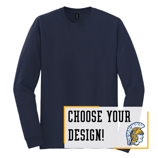 Spartans Gildan® DryBlend® 50 Cotton/50 Poly Long Sleeve T-Shirt (8400)