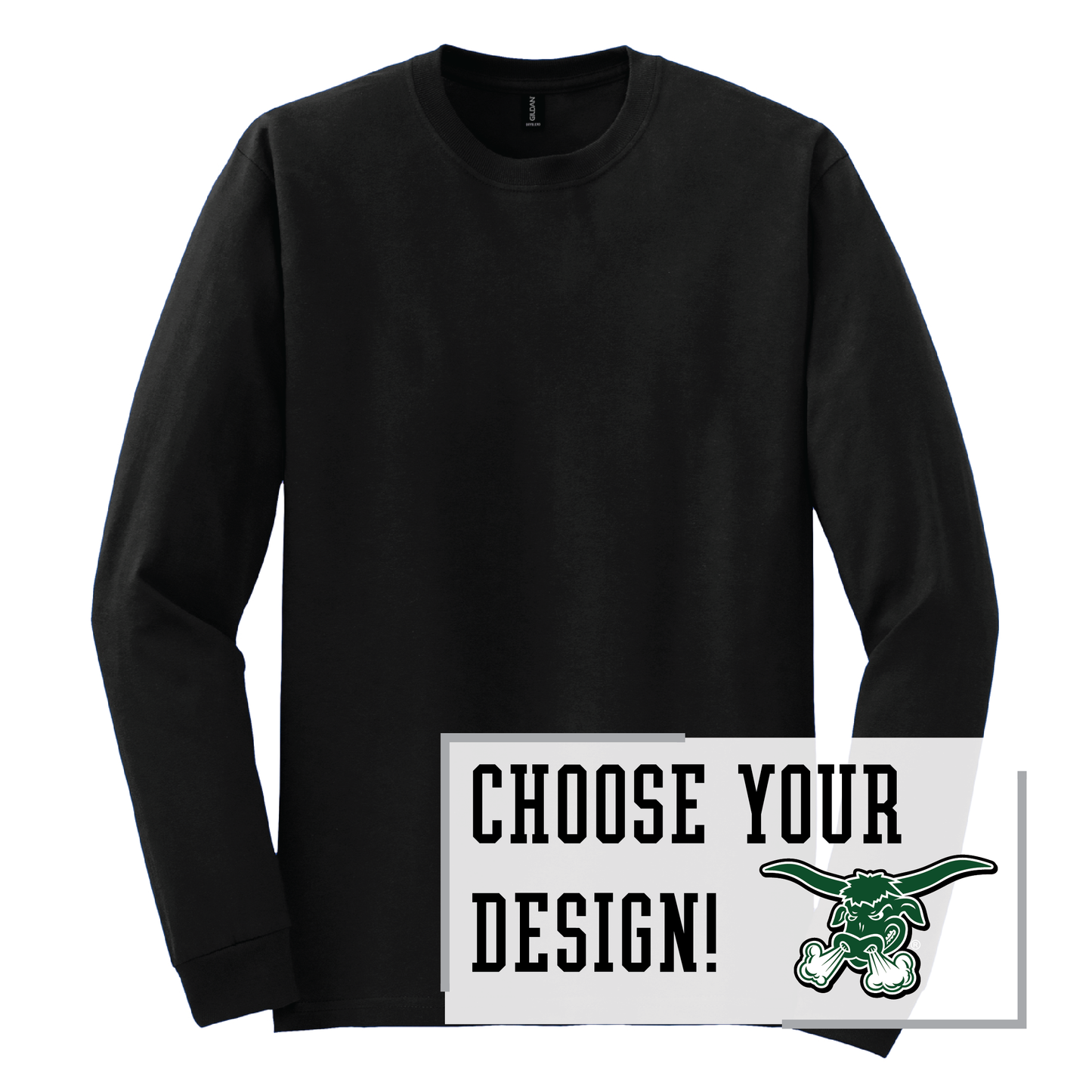 Packers Gildan® DryBlend® 50 Cotton/50 Poly Long Sleeve T-Shirt (8400)