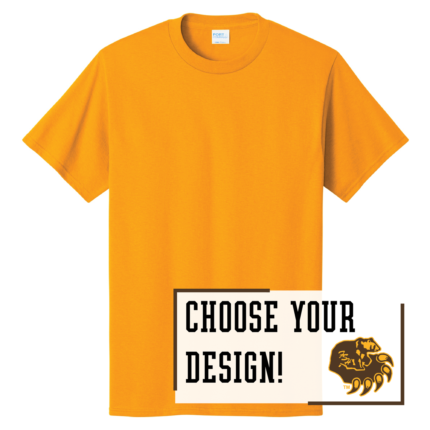 Bruins Port & Co™ Core Cotton Tee (PC54)