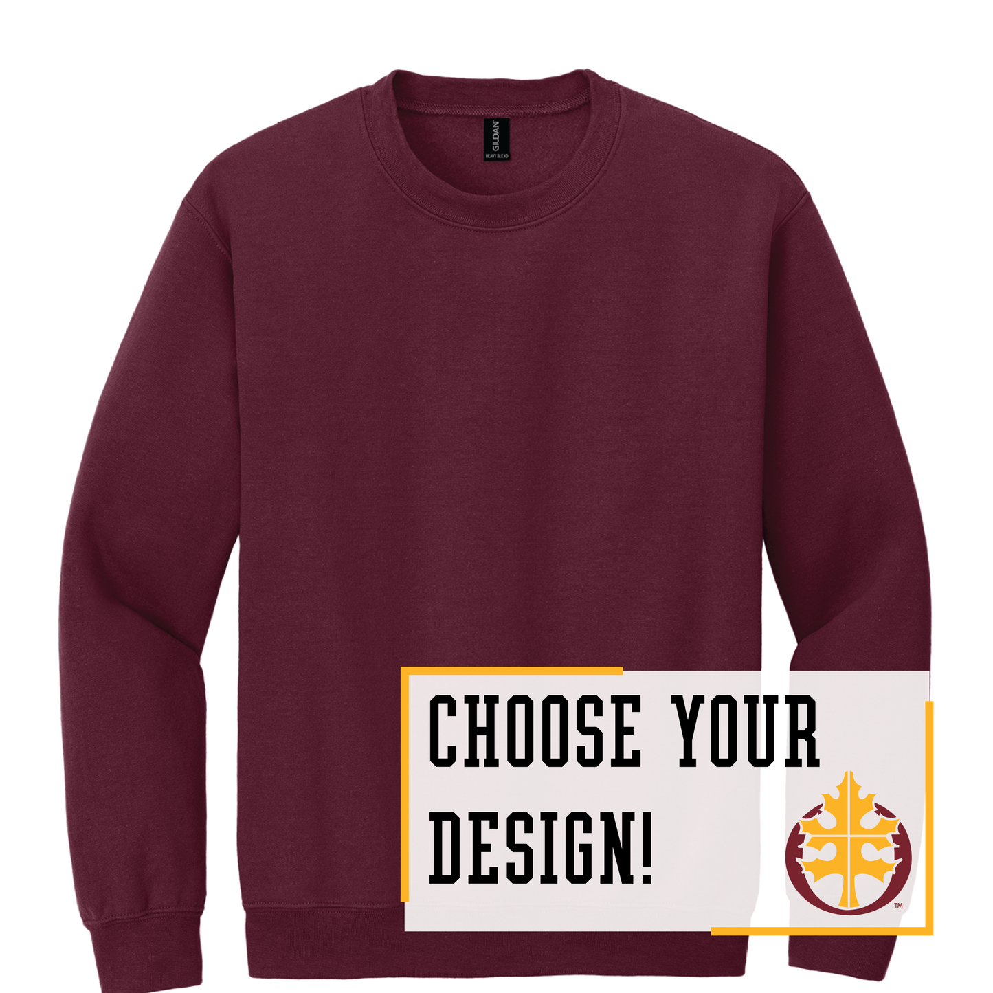 Oak Grove Gildan® Heavy Blend™ Crewneck Sweatshirt (18000)