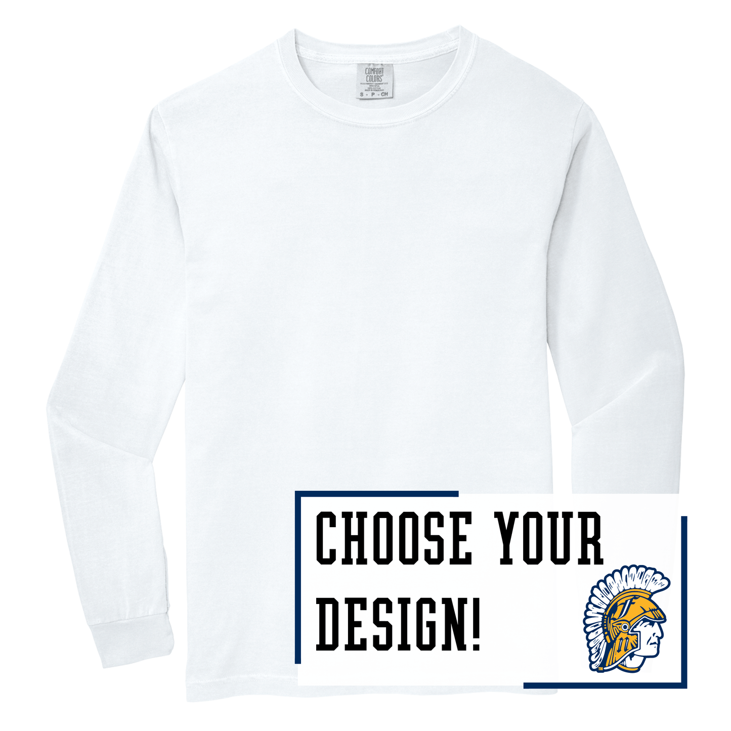 Spartans Comfort Colors® Heavyweight Ring Spun Long Sleeve Tee (6014)