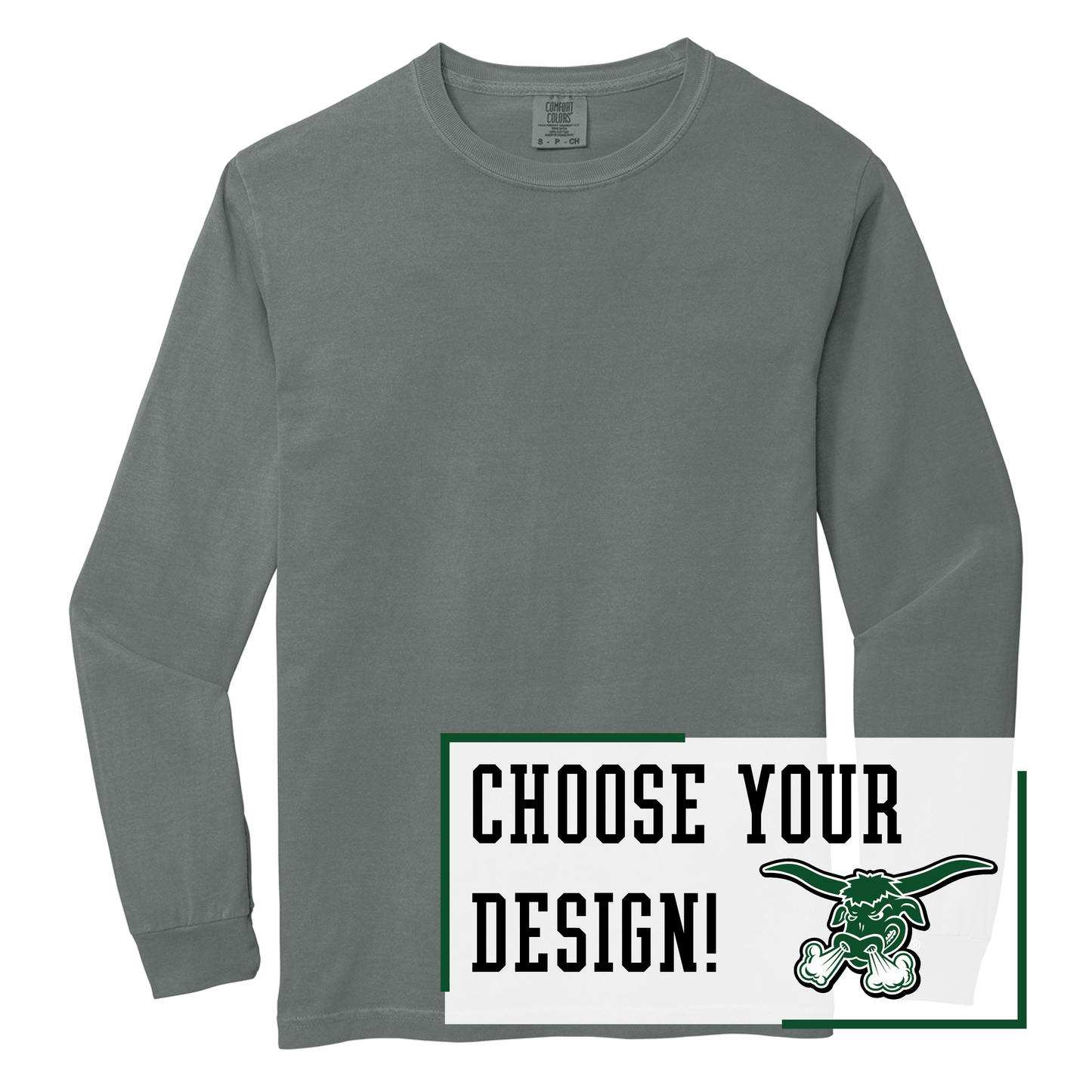 Packers Comfort Colors® Heavyweight Ring Spun Long Sleeve Tee (6014)