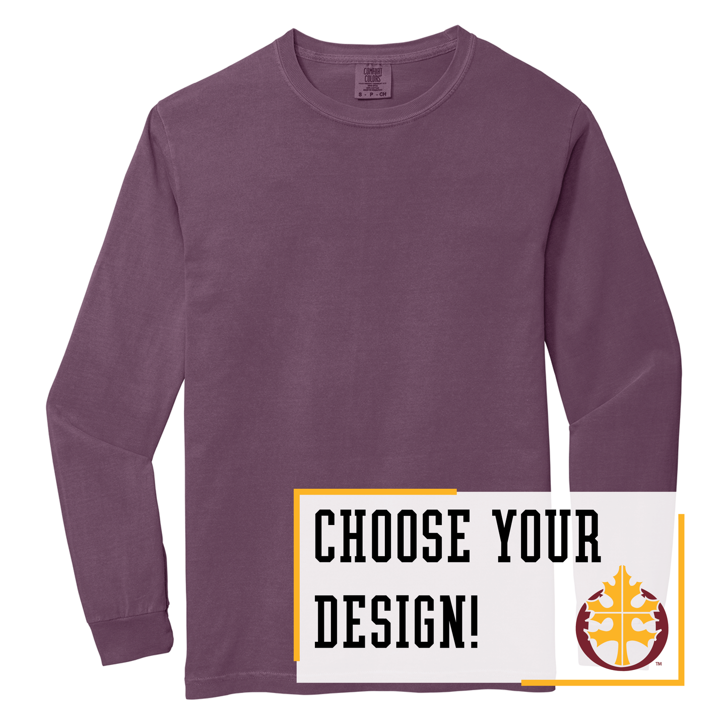 Oak Grove Comfort Colors® Heavyweight Ring Spun Long Sleeve Tee (6014)