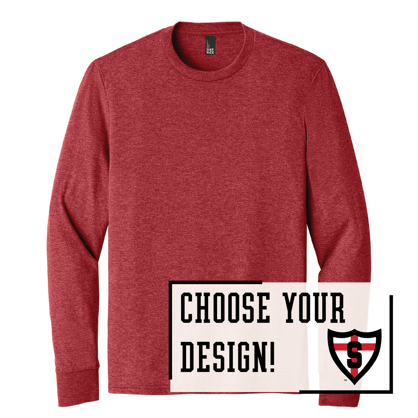 Shanley District® Perfect Tri® Long Sleeve Tee (DM132)