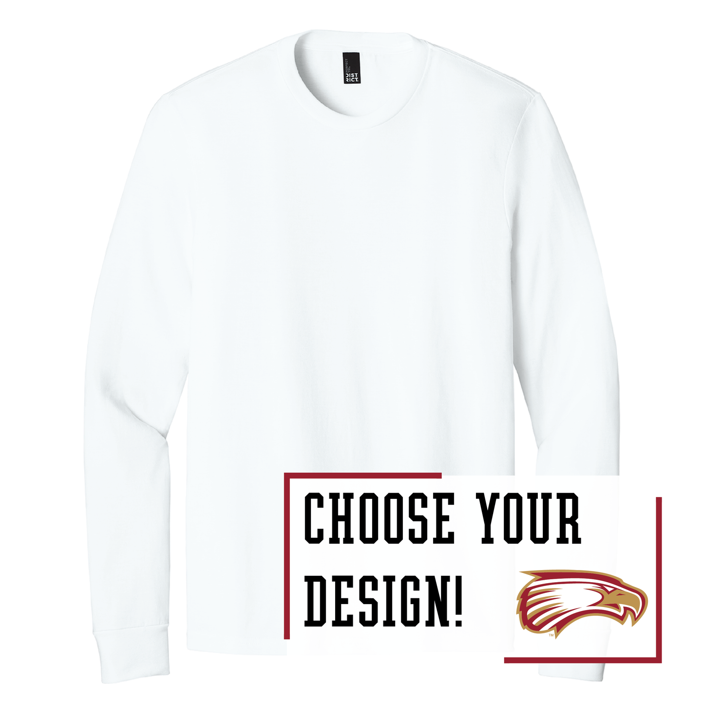 Eagles District® Perfect Tri® Long Sleeve Tee (DM132)