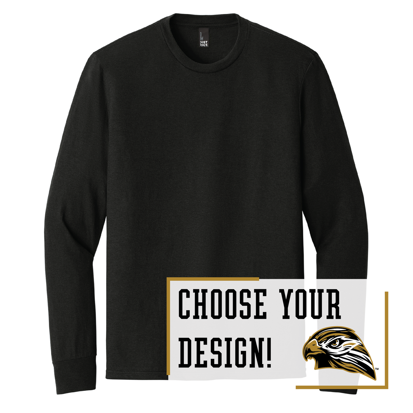 Hawks District® Perfect Tri® Long Sleeve Tee (DM132)