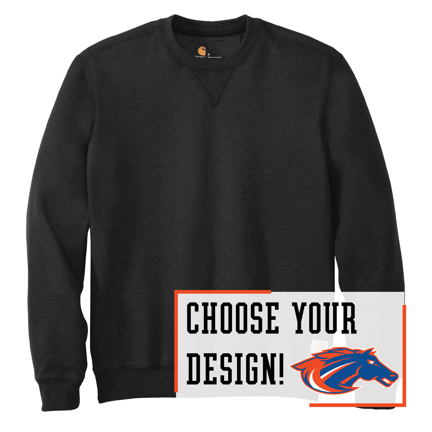 Mustangs Carhartt® Midweight Crewneck Sweatshirt (CTK124)